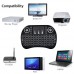 Backlit 2.4GHz Wireless Keyboard Air Mouse Touchpad Handheld Remote Control Backlight For Android TV BOX PC Smart TV Black