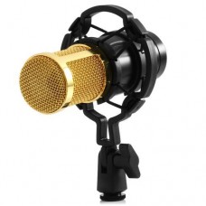 Condenser Microphone Studio Sound Recording Microphone - Gold