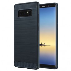 Samsung Note 8 Case Carbon Fiber Back Cover Case-BLUE