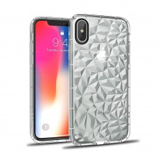 IPhone X/Xs Case TPU Clear Case Diamond Pattern Case