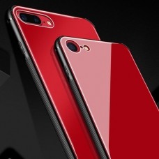 IPhone 7 Tempered Glass Case - Red