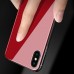 IPhone X Case Cover Tempered Glass-RED