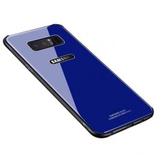 Samsung Note 8 Back Case Tempered Glass - Blue