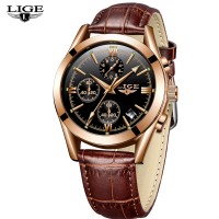  LIGE Watch Men Sport Quartz LIGE9839