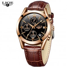  LIGE Watch Men Sport Quartz LIGE9839