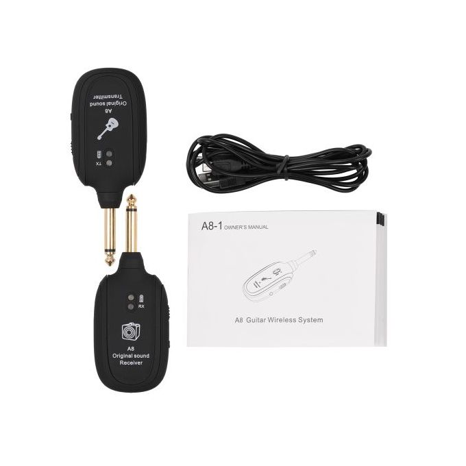 A8 UHF Wireless Guitar Transmitter Receiver Set 730mhz 50m - Image 7