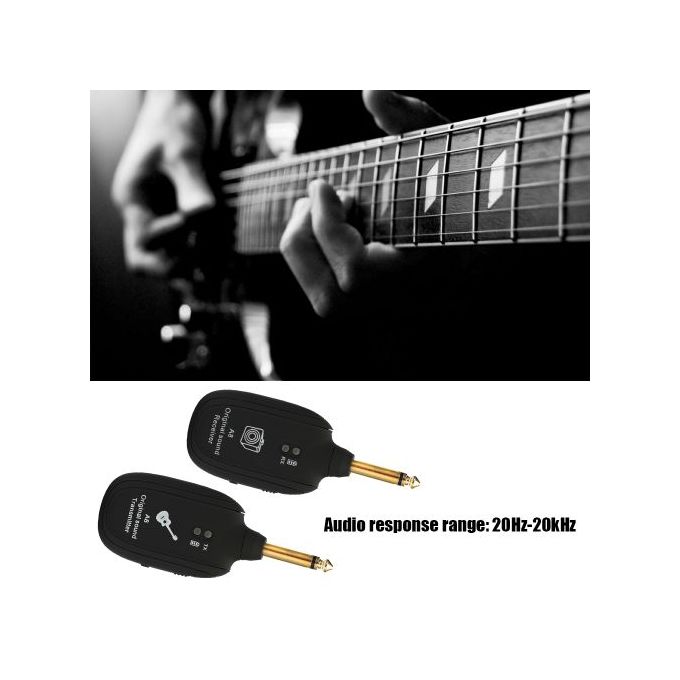 A8 UHF Wireless Guitar Transmitter Receiver Set 730mhz 50m - Image 2