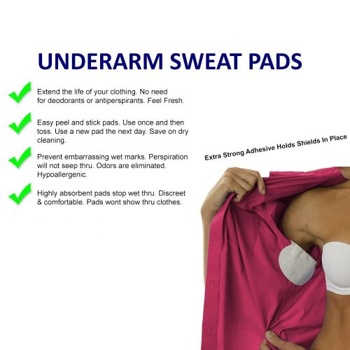 10 Pcs(5 Pack) Underarm Sweat Pads Armpit Pads Deodorant - Image 2