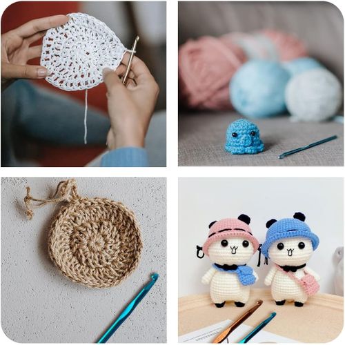 Crochet Hook Set 14pcs Aluminium Crochet Hooks 2-10mm Knitting Needles + Stitch Markers - Image 4