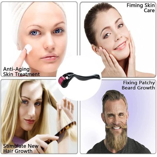 Derma Roller Face Beards Hair Growth Micro Needle Skin 1.5mm - Image 4