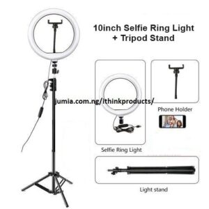 Selfie Ring Light Tripod Stand Cell Phone Holder Ringlight