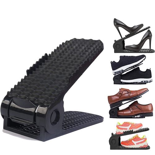 Shoe Rack Space Saving Adjustable Shoe Organizer