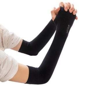 Ice Sleeves Sunscreen Sports Outdoor Arm Sunshade Sleeves - Black