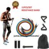 11PCS resistance bands set with handles, ankle straps, door anchor and carry bag for home workout and fitness training