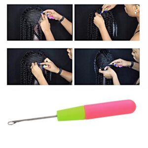 3Pcs Dreadlock Crochet Hook Set Dirty Braid Crochet Needle Wig Knitting Tool