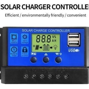 12V 24V 30A solar charge controller for battery charging and solar panel regulation