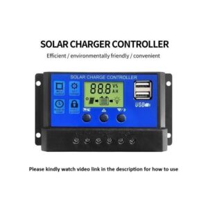 12V 24V 30A solar charge controller for battery charging and solar panel regulation