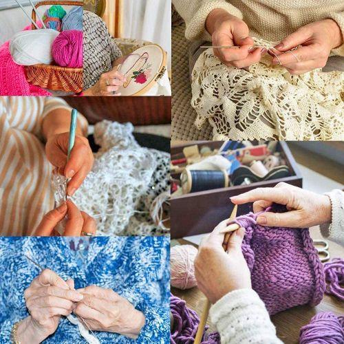 Crochet Hook Set 100pcs With Yarn Knitting Needles Sewing Crochet Kit + Storage Bag - Image 7