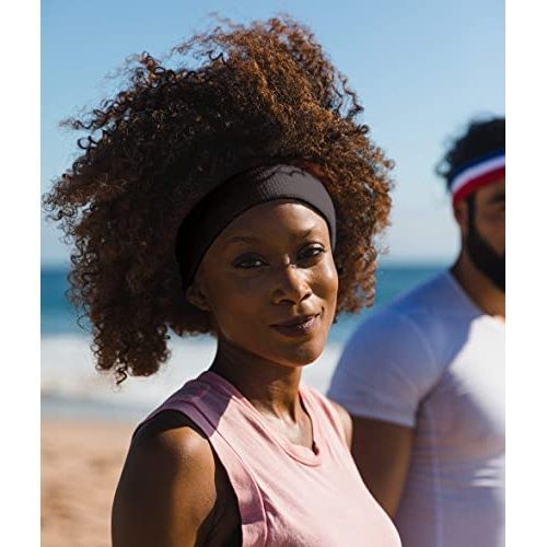 Sweat Headbands Sport Headband Hair Elastic Sweatbands Stretchy - Image 3