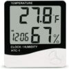 temperature and humidity meter digital hygrometer displaying indoor readings