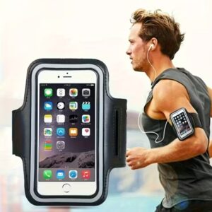 Waterproof running armband phone holder for gym workouts and outdoor sports
