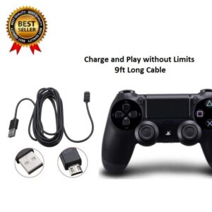 9ft Long PS4 Controller Charging Cable/Cord/Xbox One Data Cable