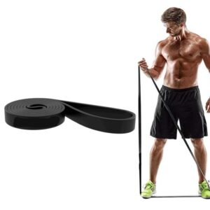 Elastic Exercise Resistance Band Pull Up Training Band-Black